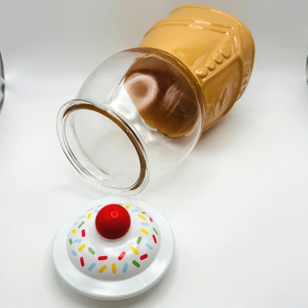 Target Gumball Machine Cookie Jar Candy Canister 25¢ Glass Nostalgic Retro